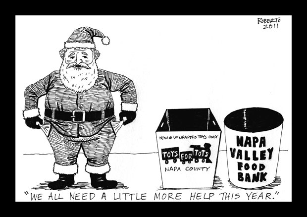 Editorial Cartoon: Donations Needed